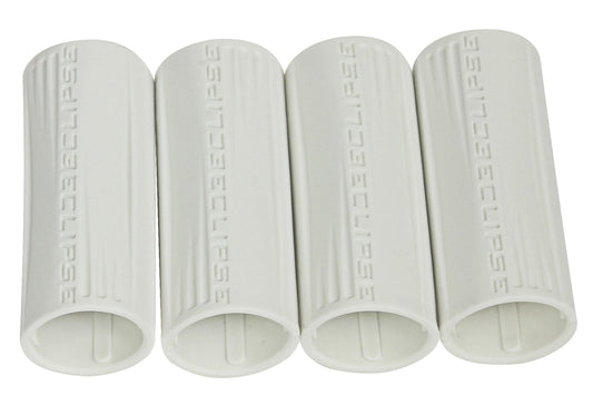 Eclipse Shaft FL Rubber Barrel Sleeve x4 White