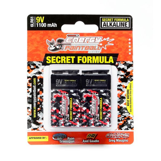 Energy 2 Pack 9v Batteries