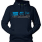 Eclipse Mens Shoot Eclipse Hoody French Navy