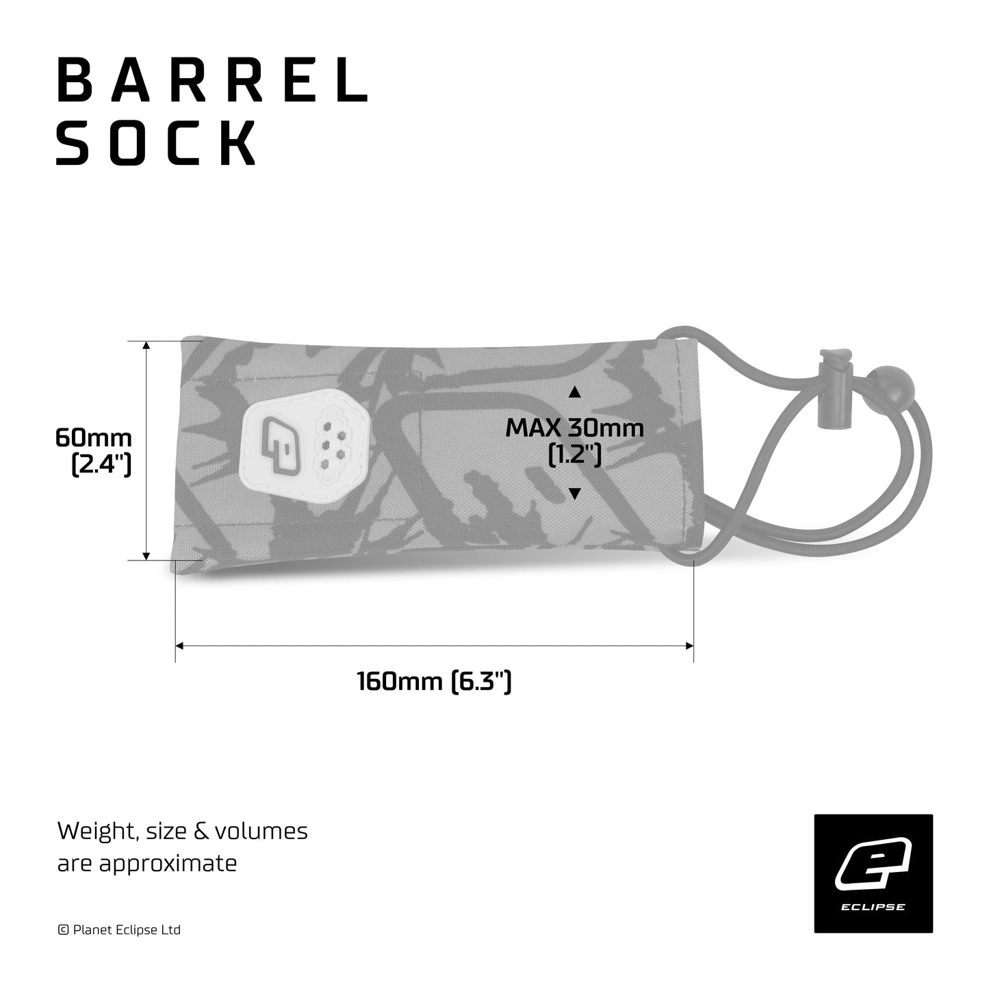 Eclipse Barrel Sock HDE Earth