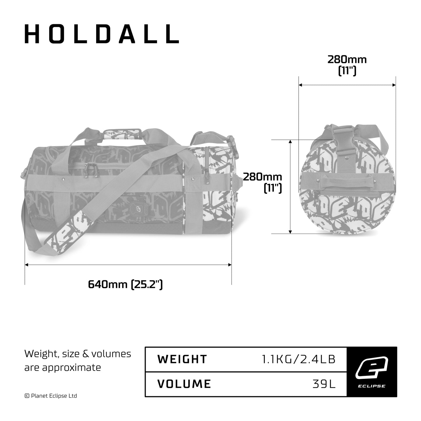 Eclipse Holdall Grit