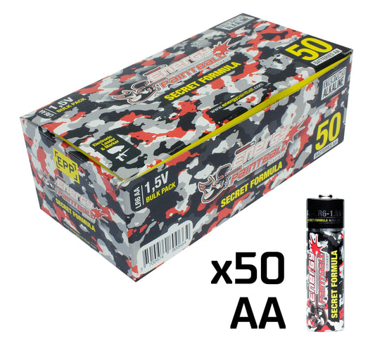 Energy AA Batteries 50 Pack