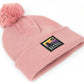 Eclipse Horizon Pom Beanie Dusky Pink