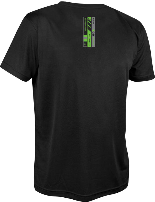 Eclipse Mens VHS T-Shirt Black/Green Print