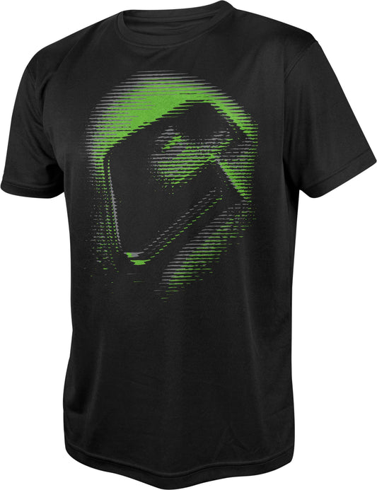 Eclipse Mens VHS T-Shirt Black/Green Print
